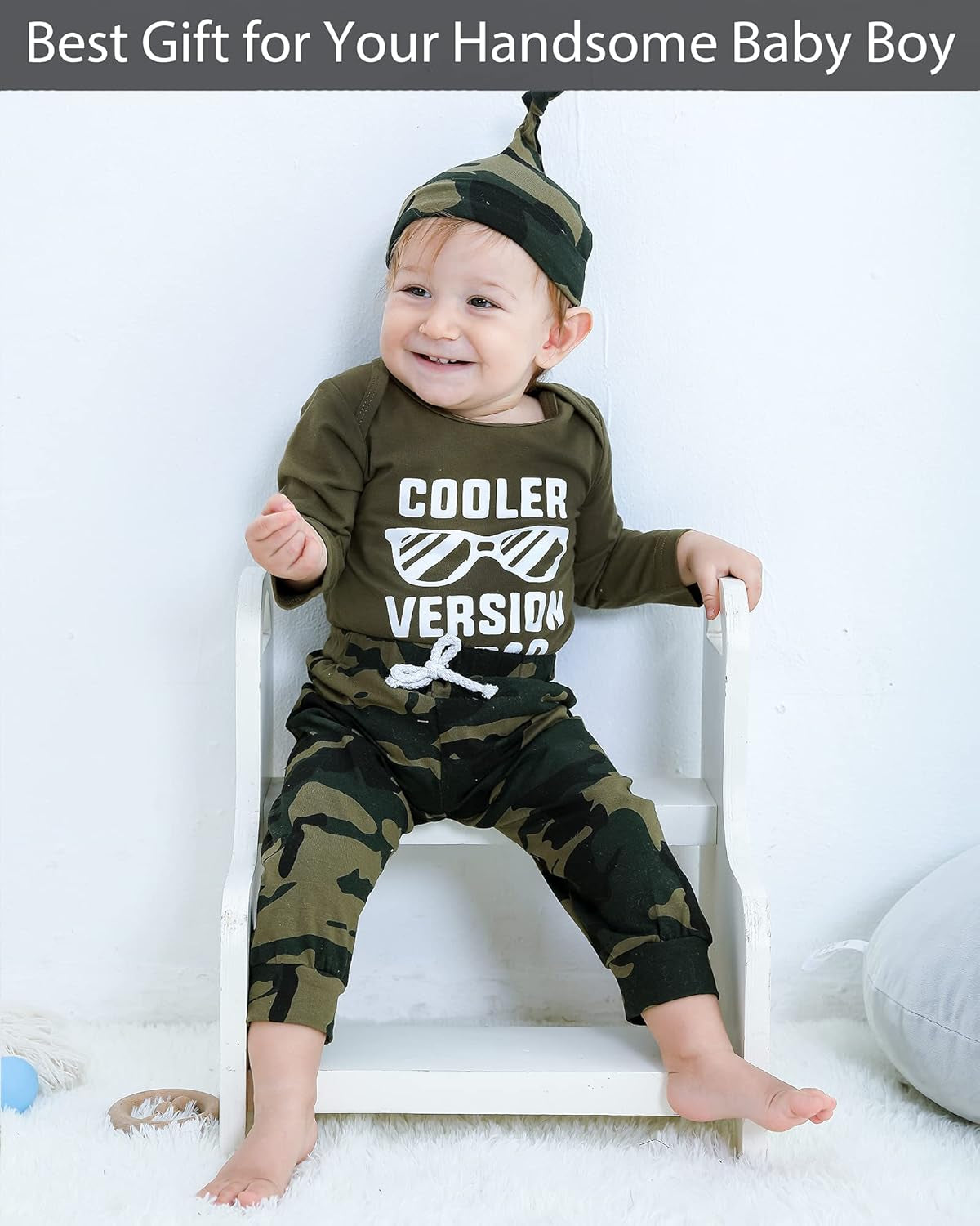 Newborn Baby Boy Clothes Outfits Letter Prined Romper Pants Set Infant Baby Boy Clothing 0 3 6 9 12 18 Months