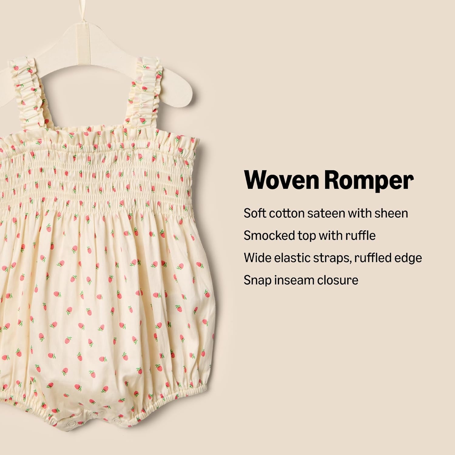 X Sofia Grainge Baby Girls' Woven Sleeveless Romper