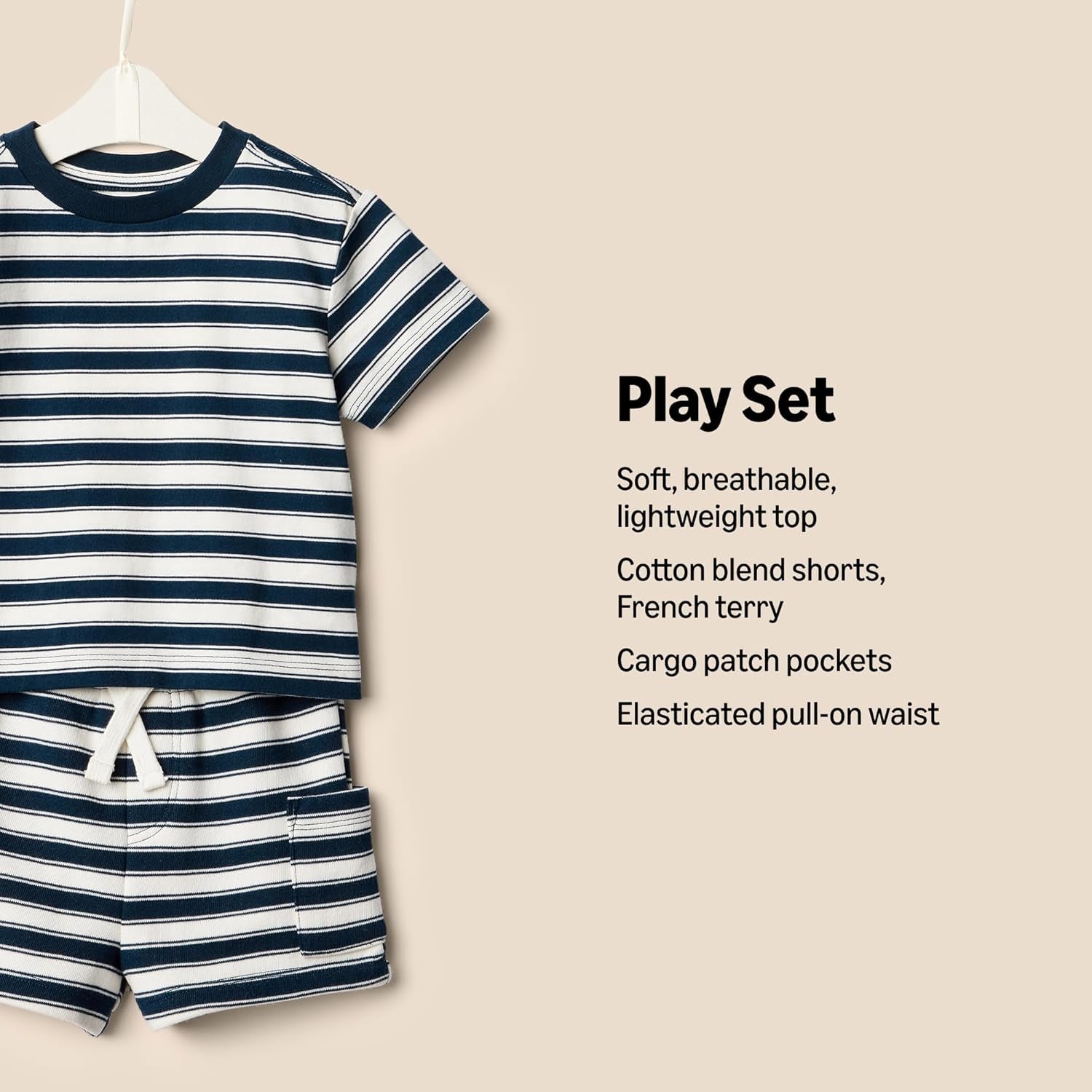 X Sofia Grainge Toddlers and Baby Boys' Regular Fit T-Shirt and Short Set