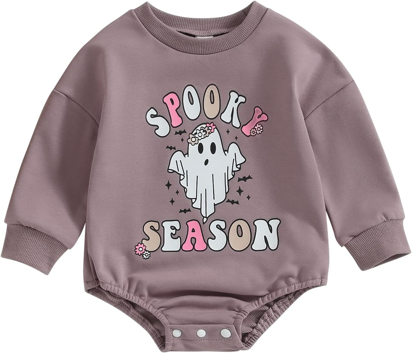 Newborn Halloween Outfit Girl Boy Spooky Season Romper Bubble Sweatshirt Bodysuit Fall Halloween Baby Clothes