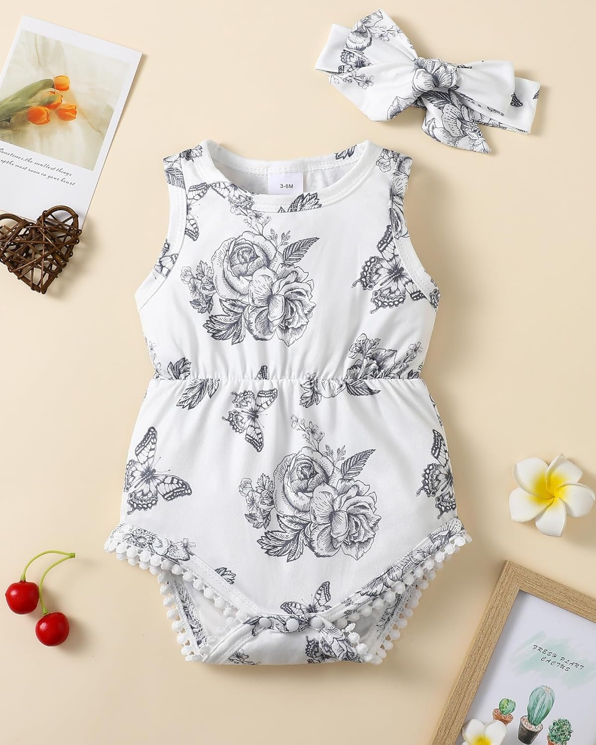 Baby Girl Clothes Newborn Girl Clothes Summer Infant Baby Girl Outfits Romper Headband Clothing Sets