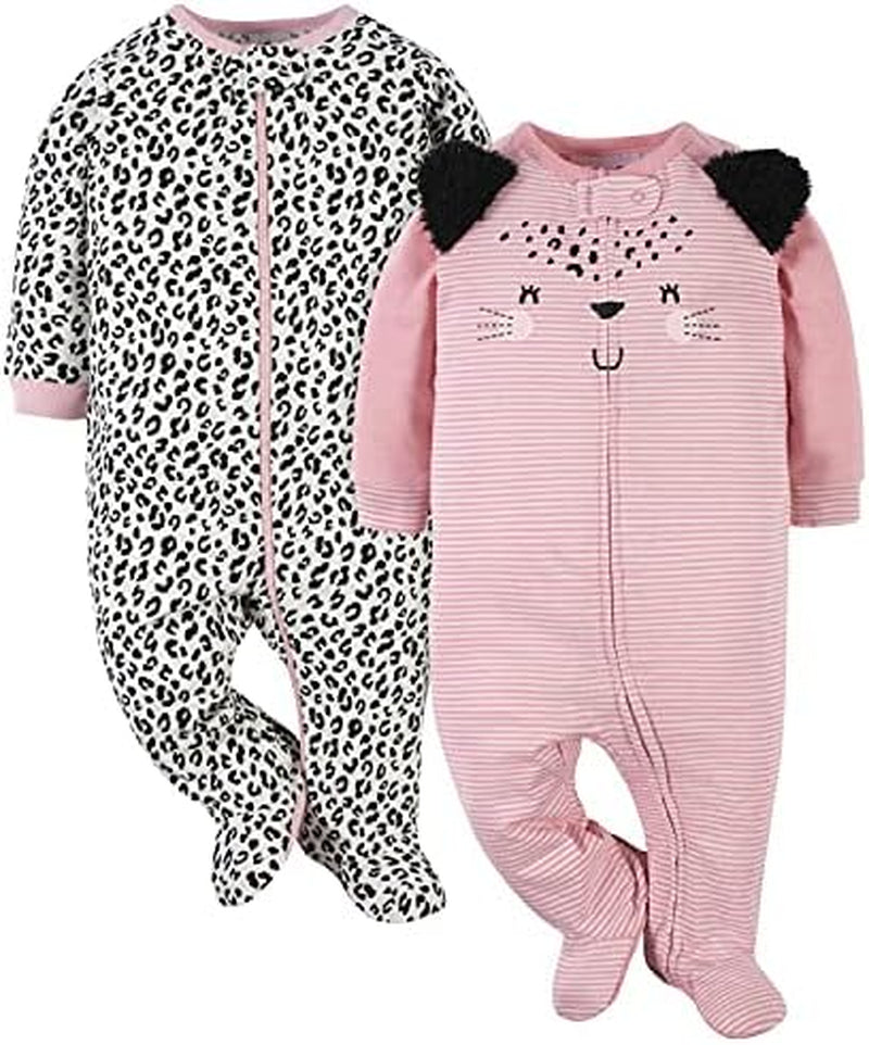 Baby Girls' 2-Pack Sleep 'N Play