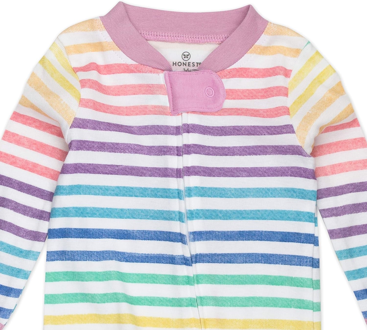 Sleep & Play Footed One-Piece Pajama Sleeper 100% Organic Cotton, Baby Girls
