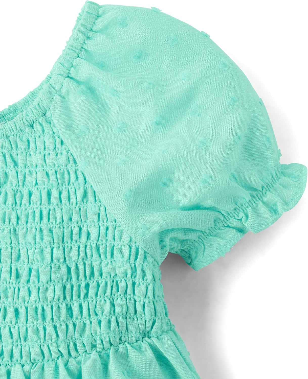 Baby Girls' and Newborn Casual Short Sleeve Dress with Diaper Cover