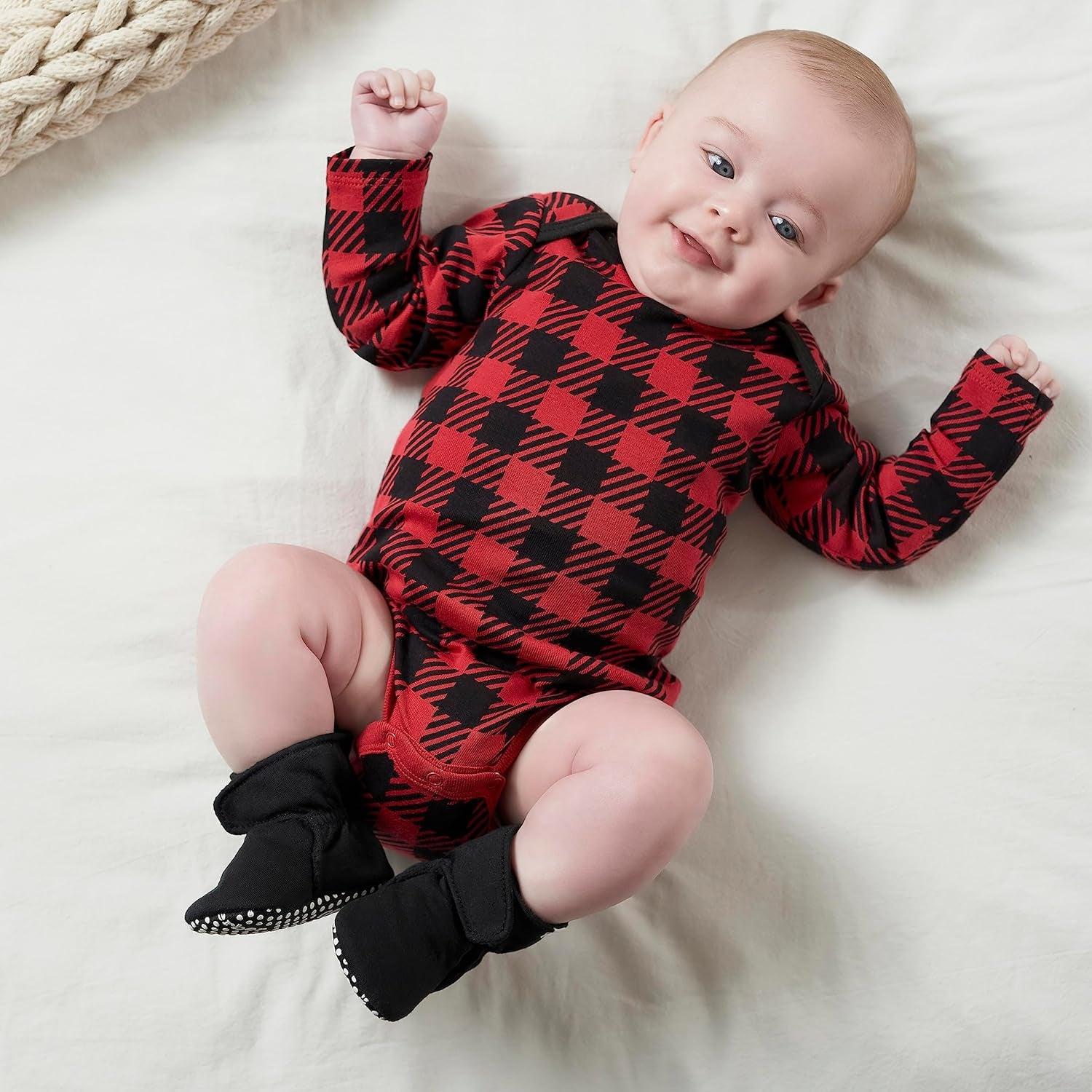 Unisex Baby 6 Pack Long-Sleeve Onesies Bodysuit