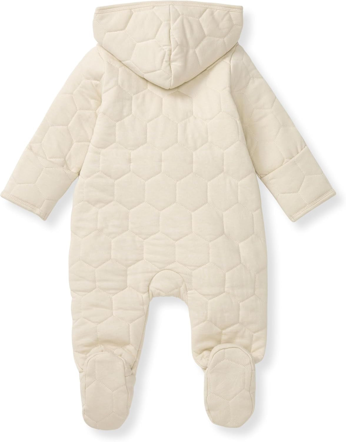 Baby-Girls Infant Bunting Jumpsuit, 100% Organic Cotton One-Piece Long Sleeve Outfit Coverall
