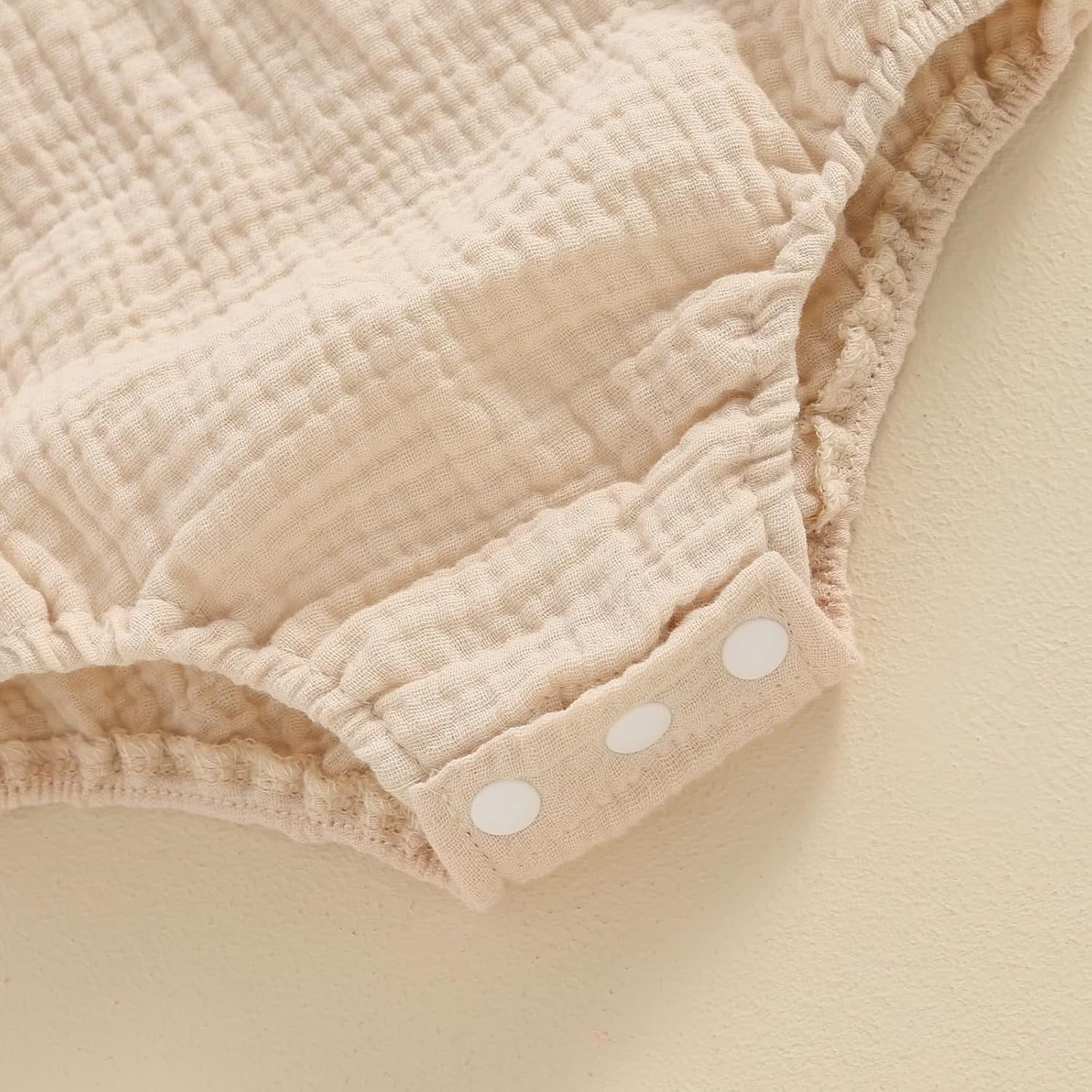 Baby Girl Boy Summer Cotton Linen Romper Clothes Basic Plain Ruffle Sleeveless Comfy Rompers Newborn Tops