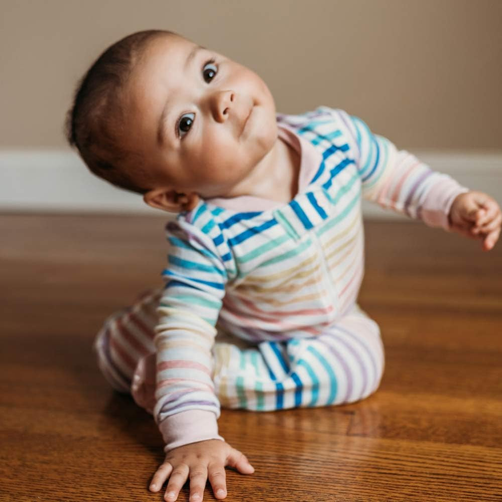Sleep & Play Footed One-Piece Pajama Sleeper 100% Organic Cotton, Baby Girls