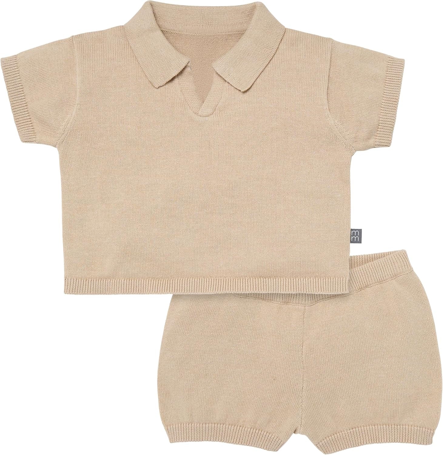 Baby Boys 2-Piece Johnny Collar Sweater and Short Set