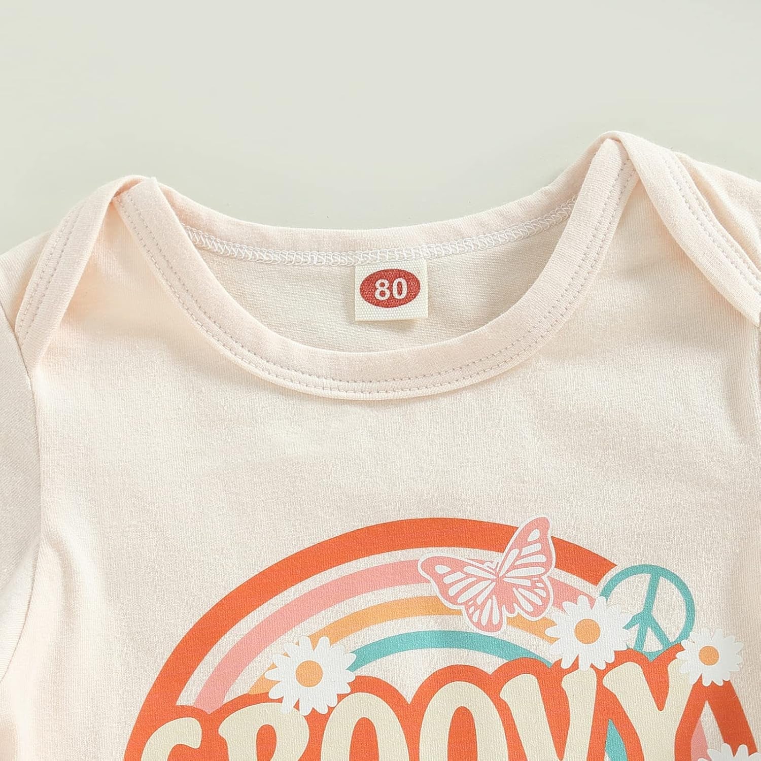 Toddler Baby Girls Birthday Outfits Letter Tassel Shirt Donut Cake Floral Flared Long Pants Headband 3Pcs Summer Set