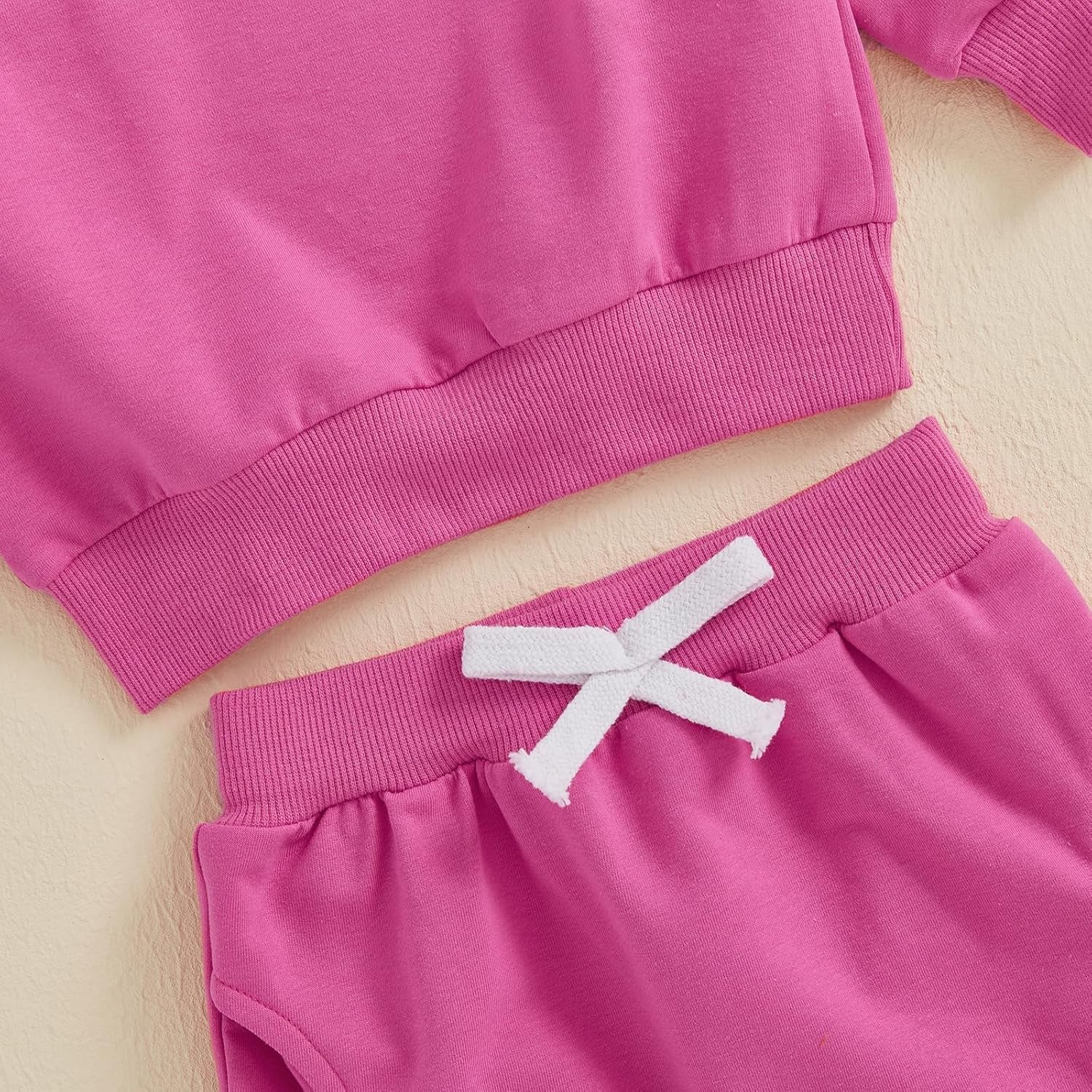 Toddler Baby Girl Valentines Day Outfit Long Sleeve Lovely Embroidery Sweatshirt Long Pants 2Pcs Clothes Set
