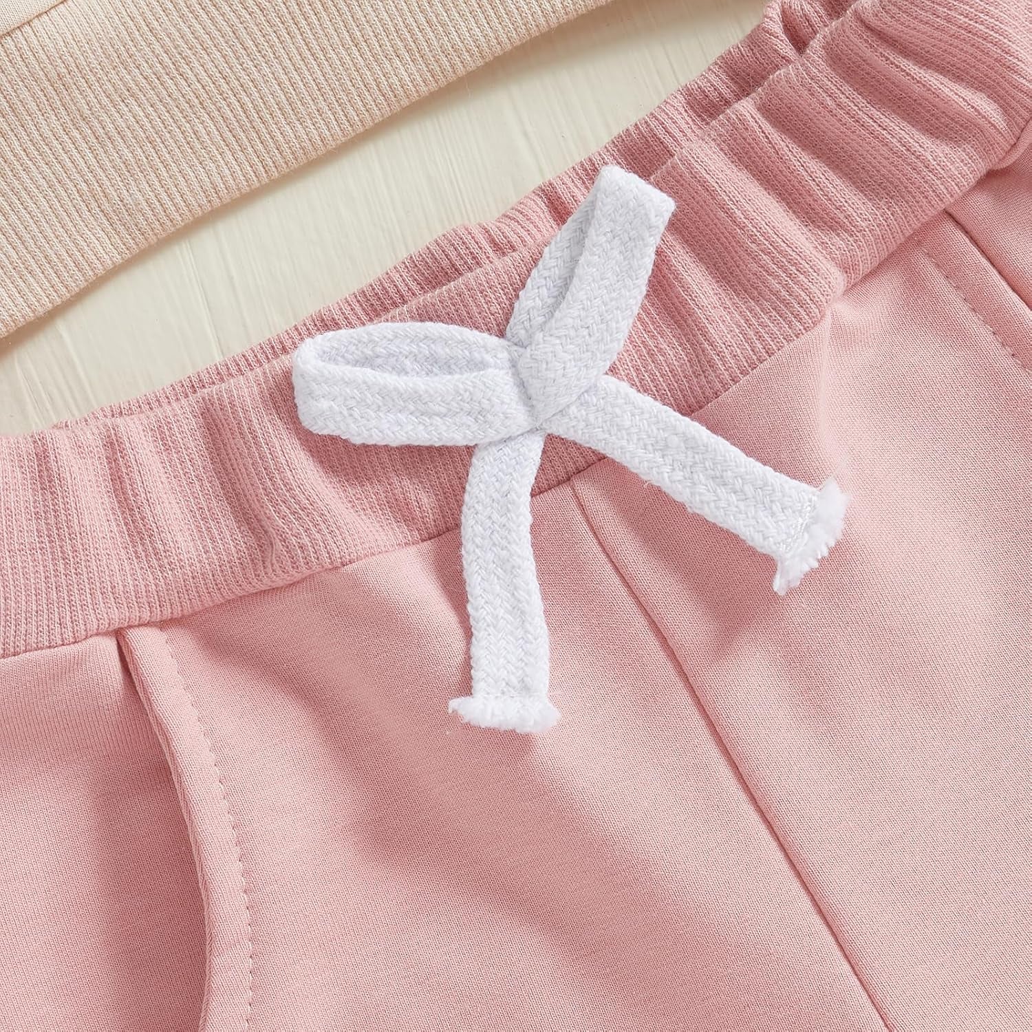 Baby Girl Clothes Toddler Fall Winter Outfit Ruffles Crewneck Bow Pullover Sweatshirt + Joggers Pants Set