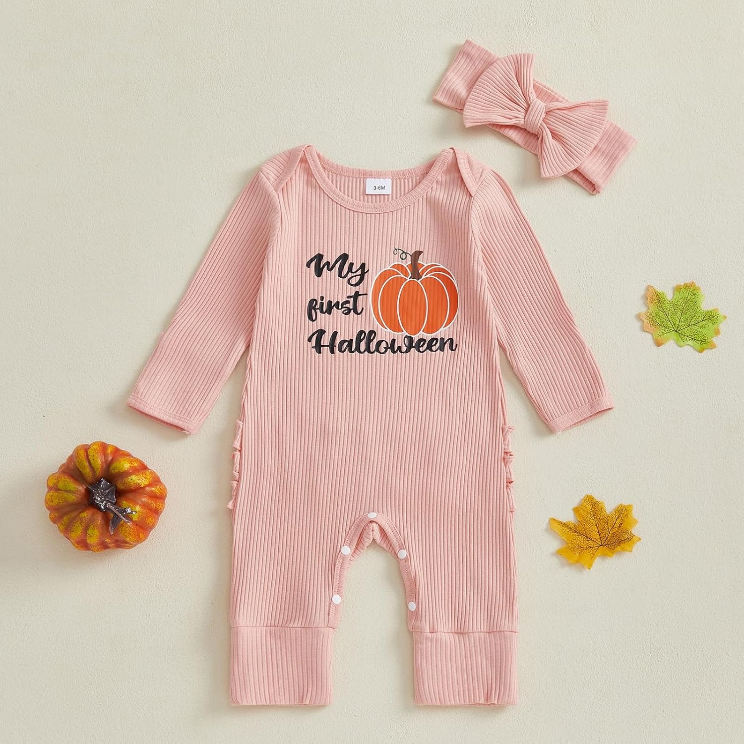 My First Thanksgiving Baby Girl Outfit Newborn Turkey Jumpsuit Romper Cute One Piece Onesie Infant Fall Clothes