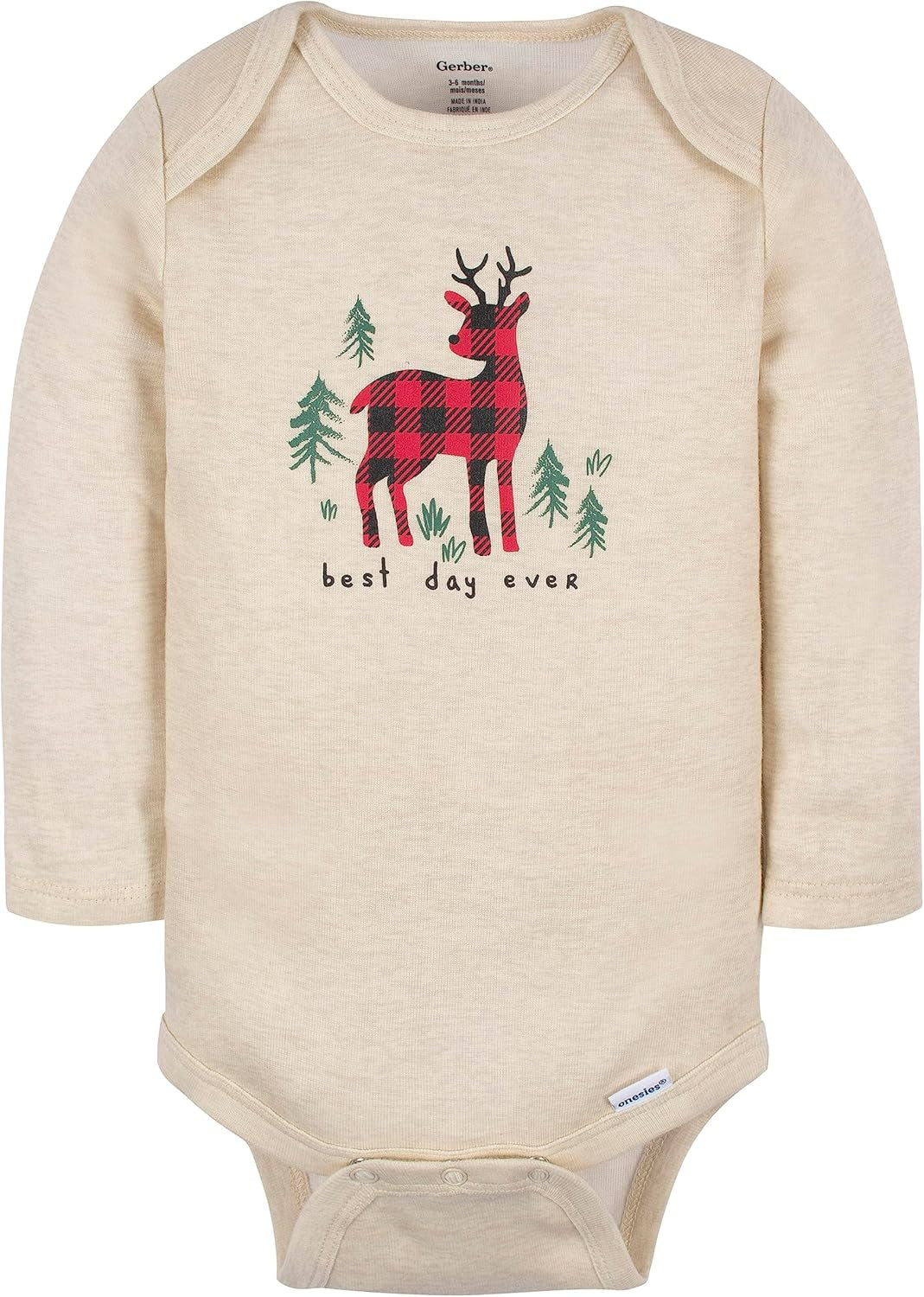 Unisex Baby 6 Pack Long-Sleeve Onesies Bodysuit