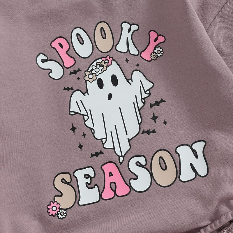 Newborn Halloween Outfit Girl Boy Spooky Season Romper Bubble Sweatshirt Bodysuit Fall Halloween Baby Clothes