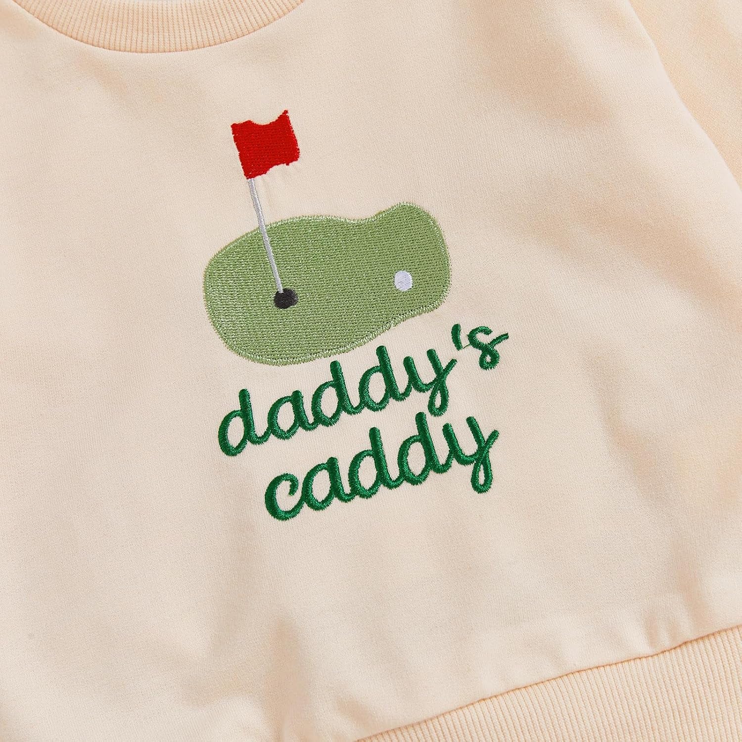 Baby Boy Girl Fall Clothes Golf Embroidery Long Sleeve Sweatshirt Pants Set Unisex Toddler Winter Outfits 6-24 Months