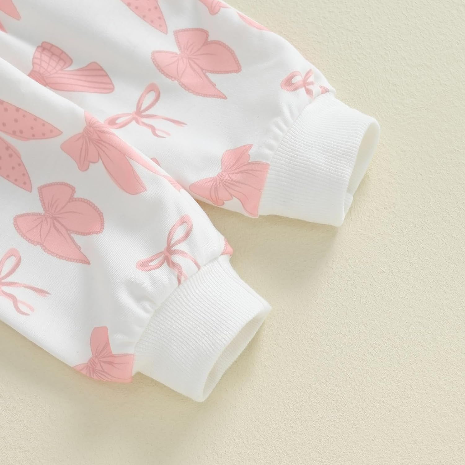 Baby Girl Fall Winter Outfits Toddler Clothes Long Sleeve Floral Graphic Crewneck Sweatshirt + Joggers Pants Set