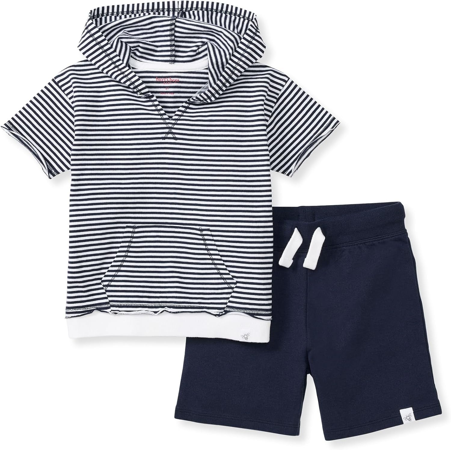 Baby-Boys Short Sleeve Shirt and Pant Set, Top & Bottom Outfit, 100% Organic Cotton