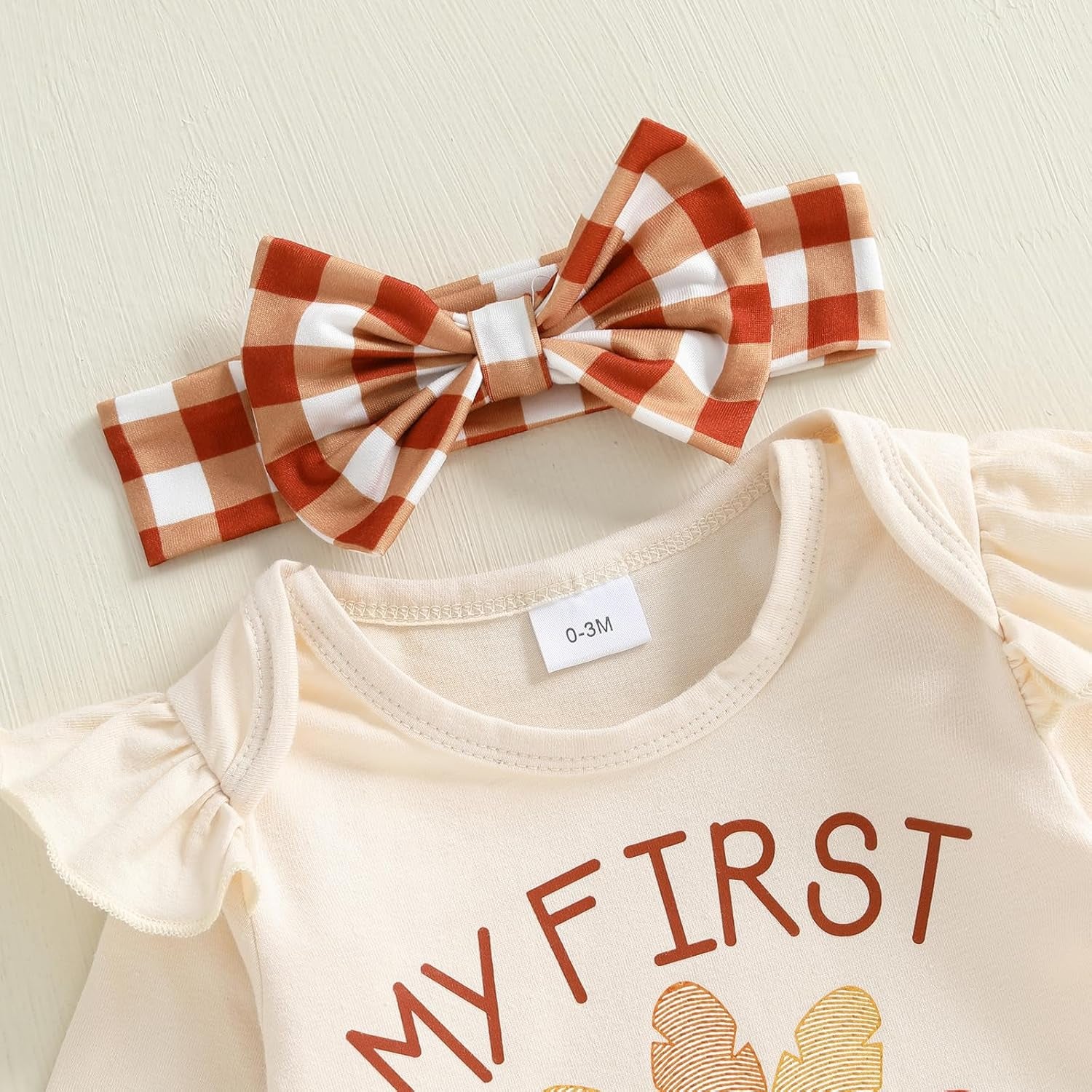 My First Christmas Baby Girl Outfit Santa Ruffle Romper Layered Shorts Headband Socks Newborn Christmas Clothes