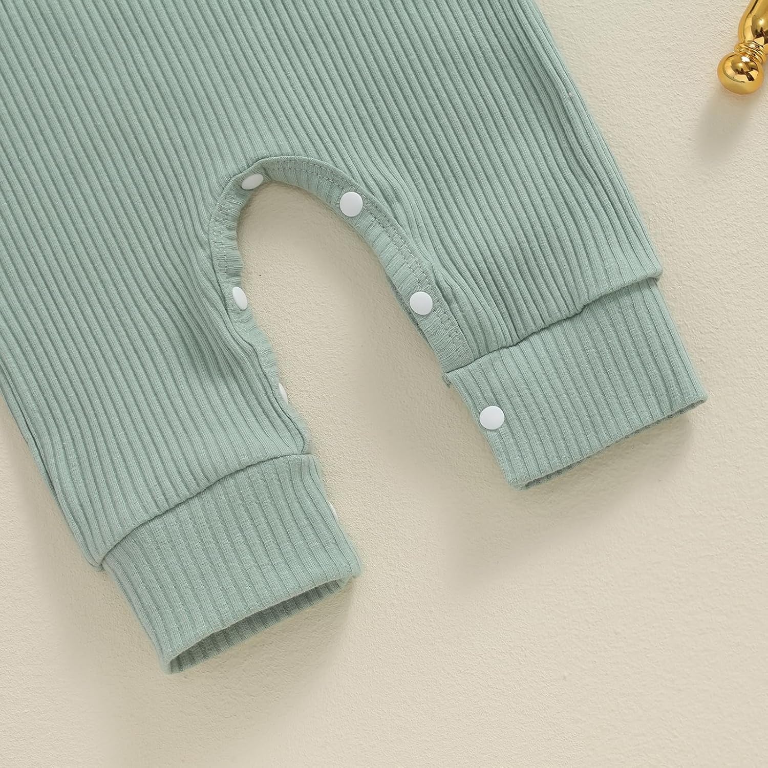 Newborn Baby Boy Girl Clothes Hi I'M New Here Coming Home from Hospital Outfits Gender Neutral One Piece Romper