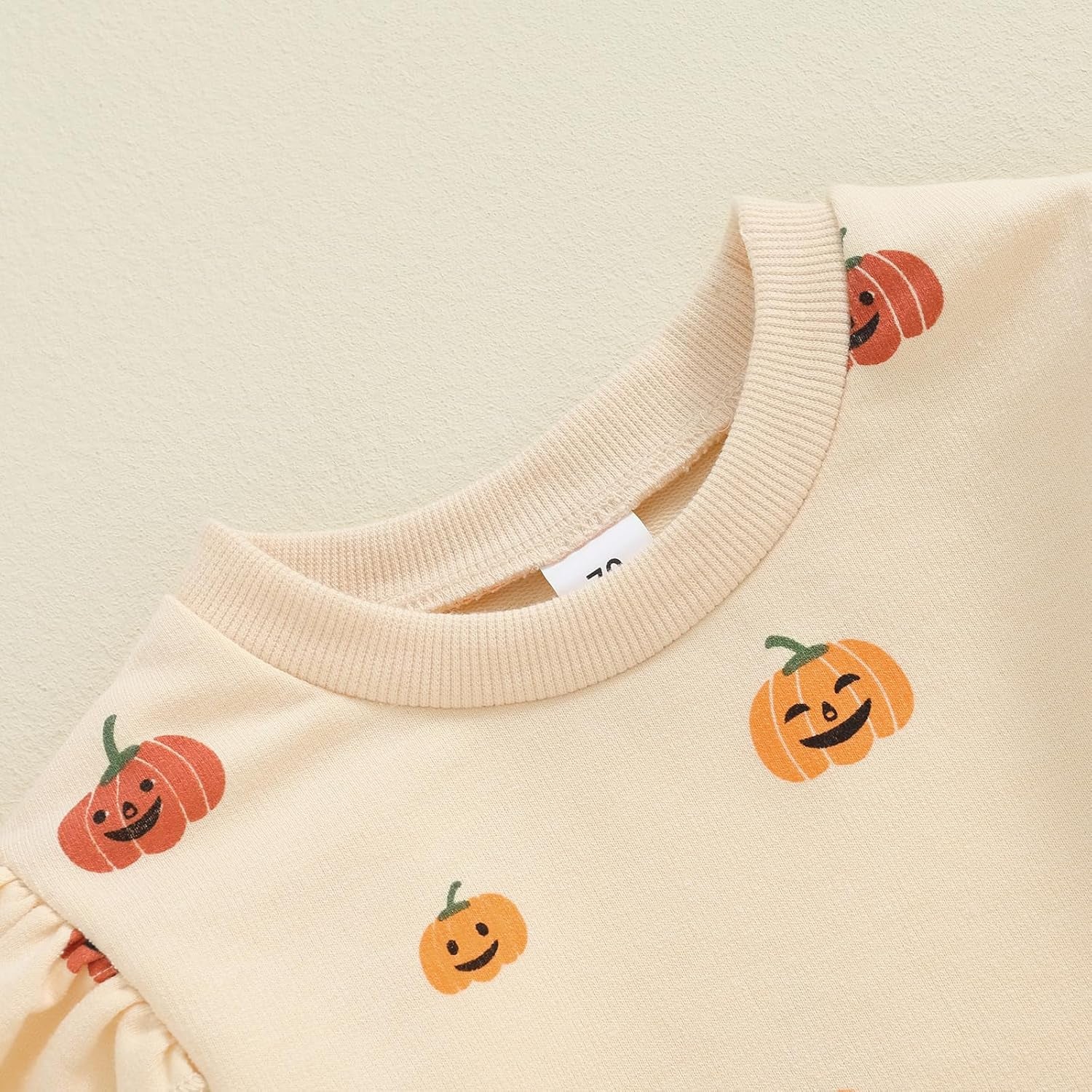 Baby Girl Halloween Outfits Toddler Pumpkin Outfit Ruffle Long Sleeve Sweatshirt Top Pant Sets Fall Clothes