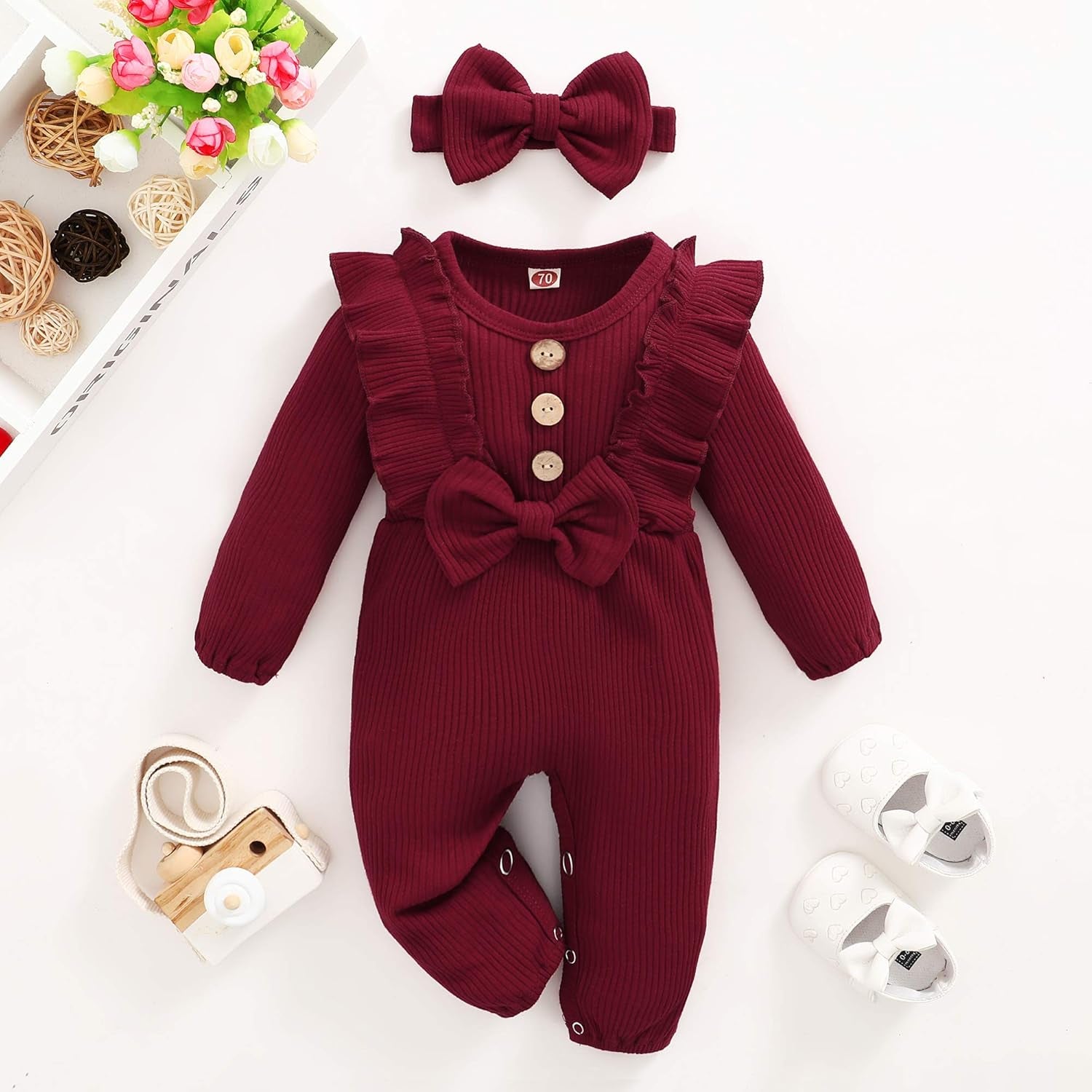Newborn Baby Girl Clothes One Piece Jumpsuits Clothes Short Sleeve Rompers Summer Clothes for Baby
