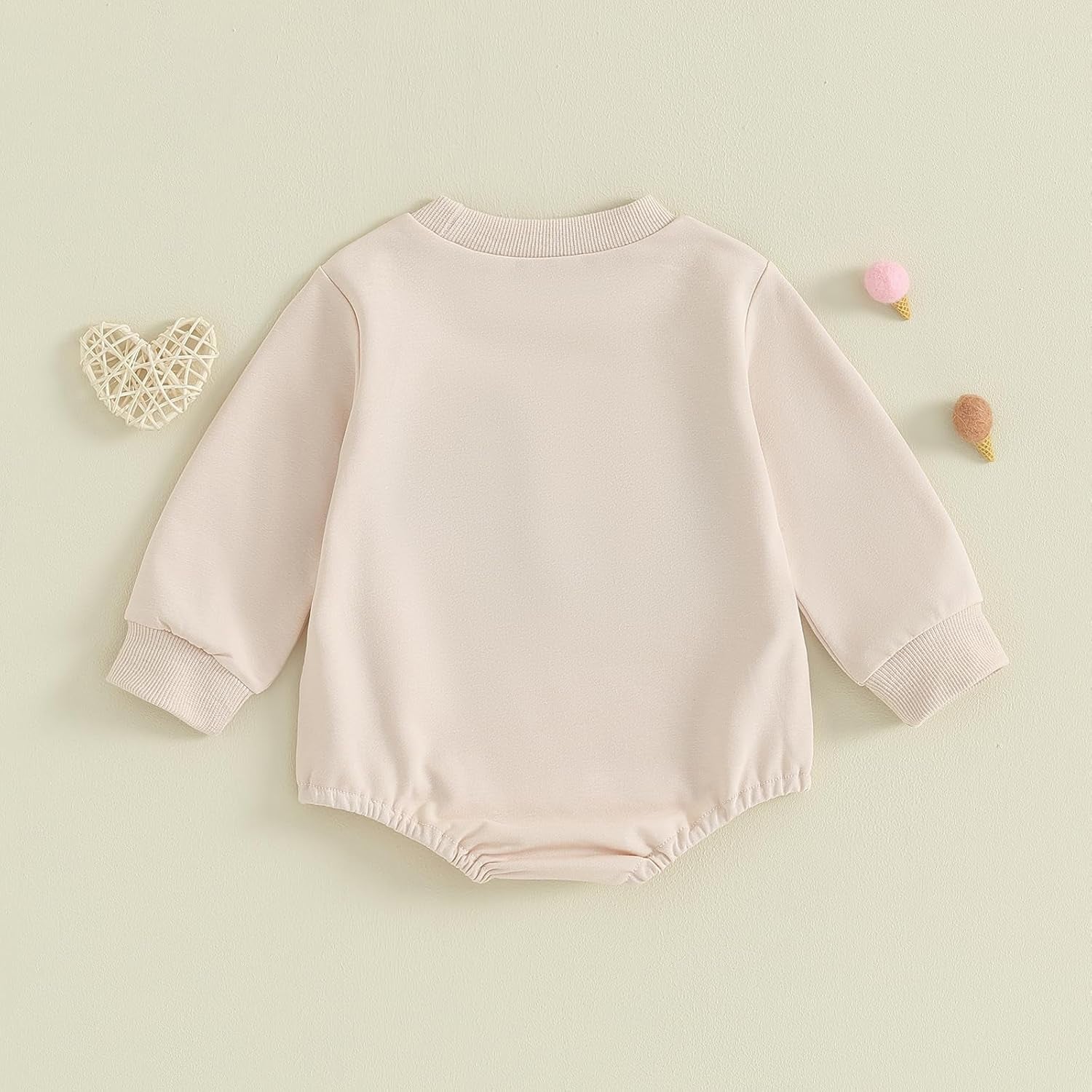 Baby Girl Boy Football Outfit Game Day Football Sweatshirt Romper Oversized Bodysuit Fall Winter Clothes