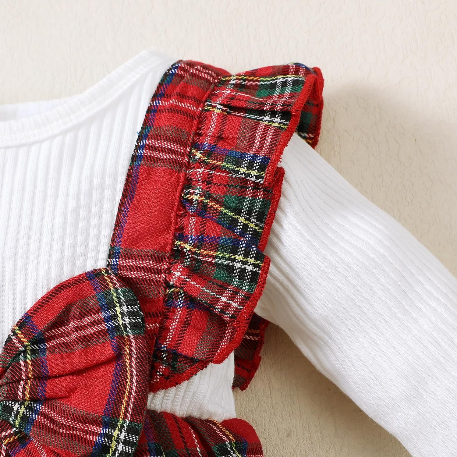Newborn Infant Baby Girl Clothes Fall Winter Plaid Long Sleeve Jumpsuit One Piece Romper Bodysuit Baby Overalls Outfits