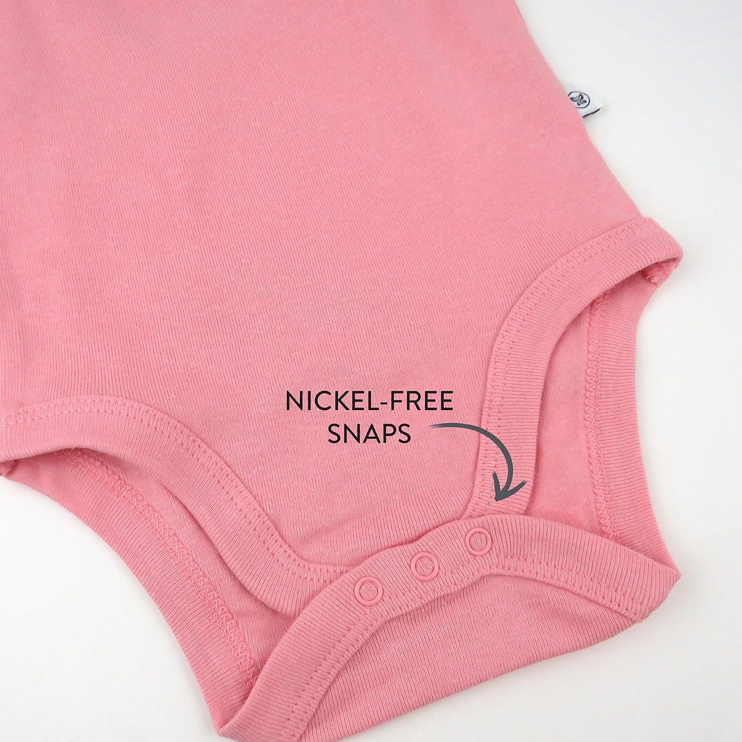 Baby-Girls 5-Pack Short Sleeve Bodysuits One-Piece 100% Organic Cotton for Infant Baby Girls