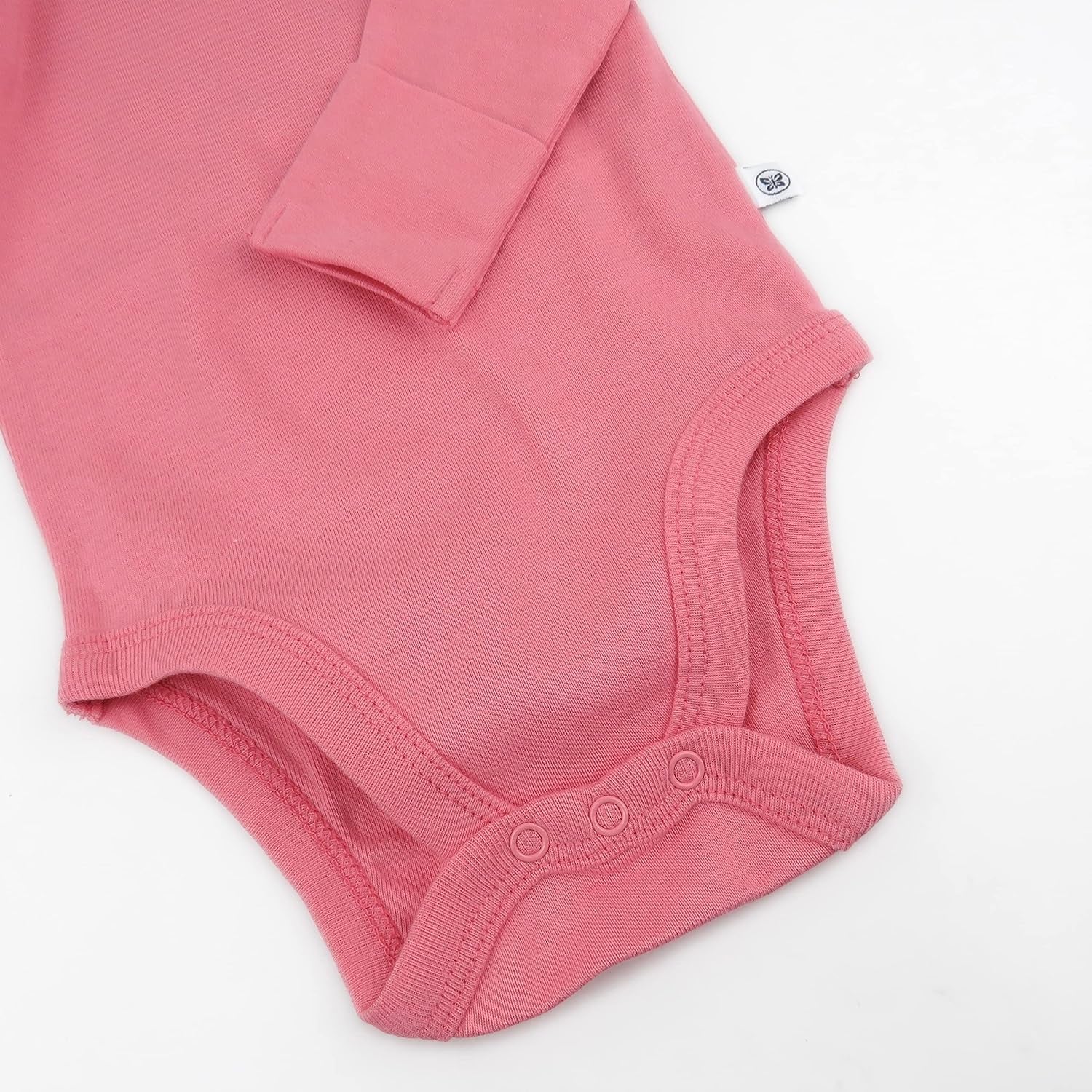 Baby Girls' 5-Pack Long Sleeve Bodysuits One-Piece 100% Organic Cotton for Infant Baby Girls', Unisex