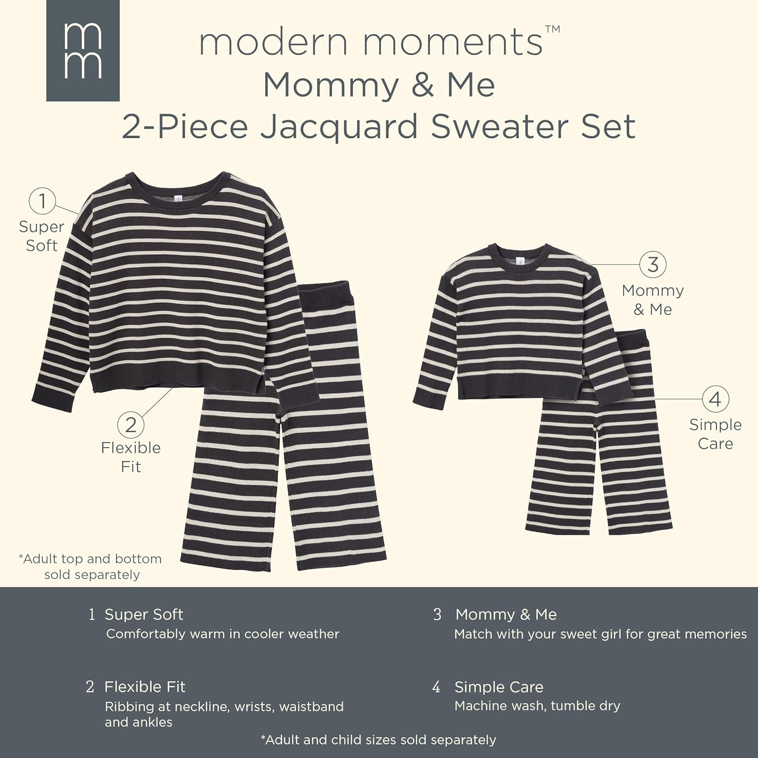 Mommy and Me Sweater Knit Separates